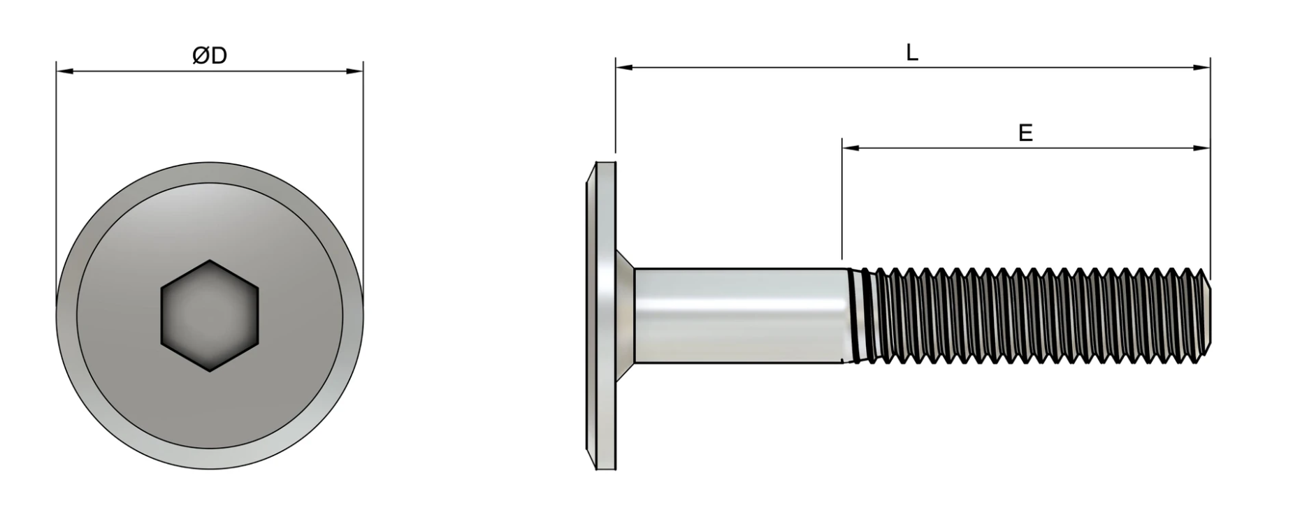 DIN 7420 ALLEN ÇEKTİRME CIVATA